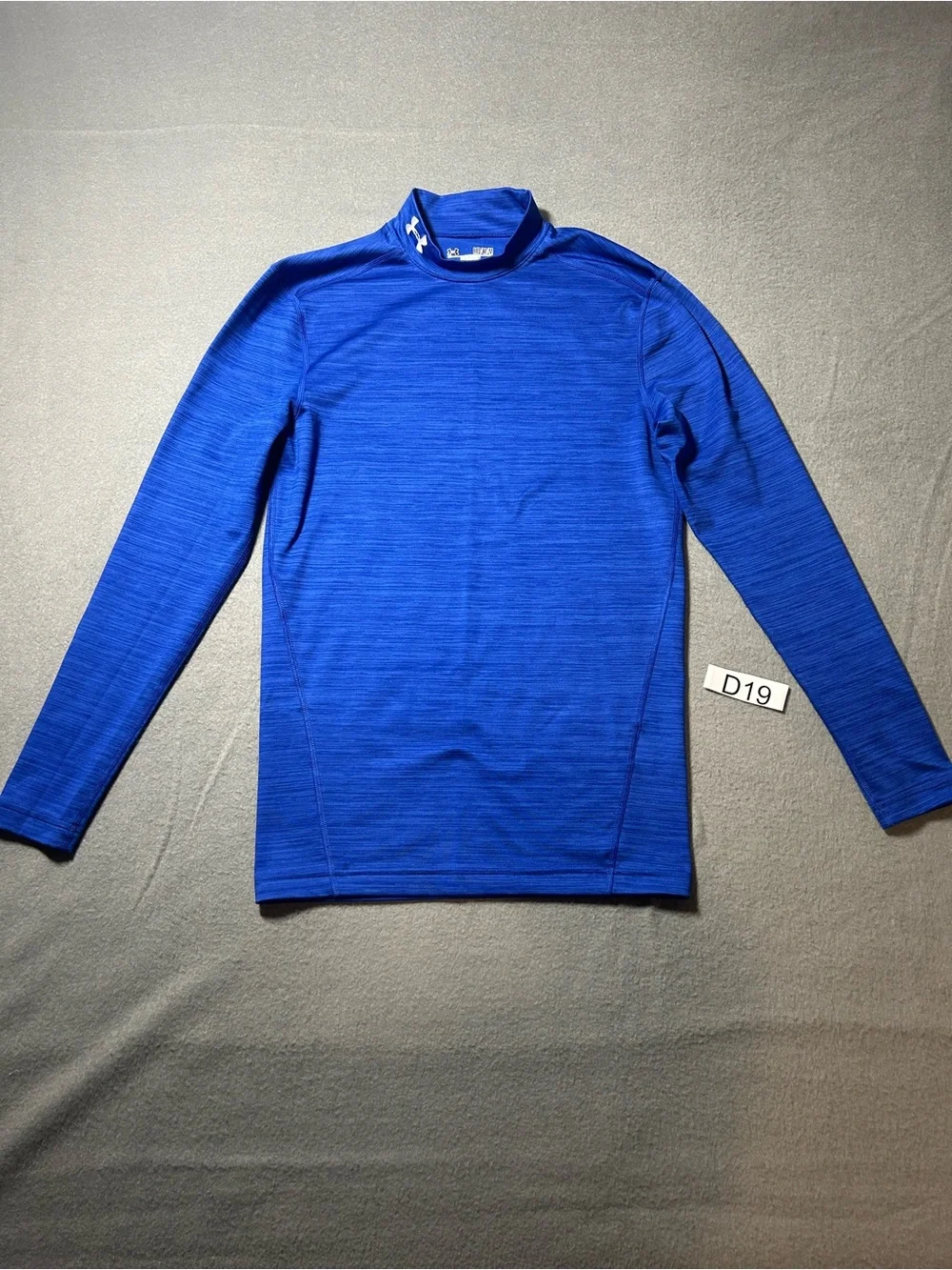 Under Armour Blue ColdGear Compression Mock Neck